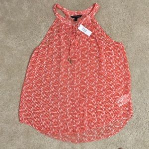 Banana Republic factory sleeveless orange blouse